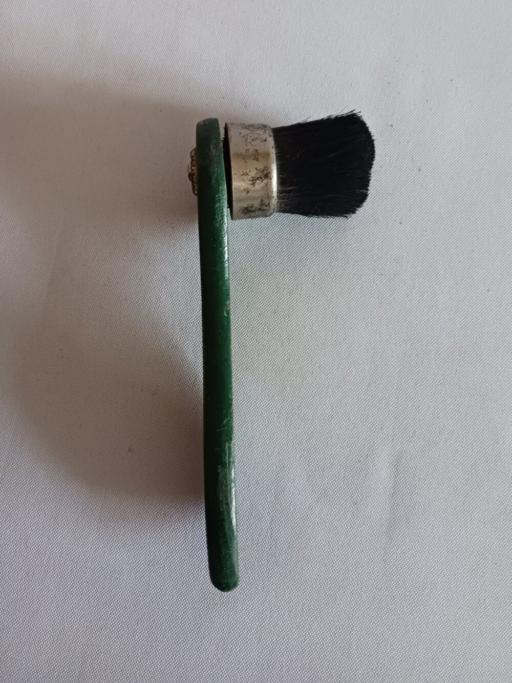 Vintage Wooden Handled 2 in 1 Shineol'a Shoe Brush